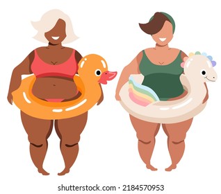 Girls Swimming Rings Chubby Ladies 260nw 2184570953 