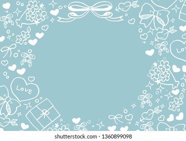 girly simple frame