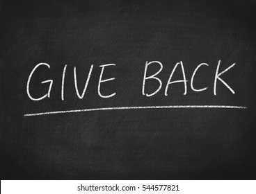 give back