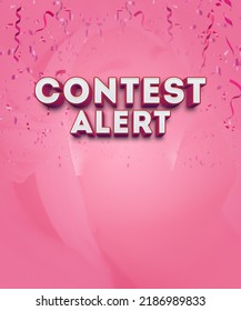 Giveaway - Contest Alert (Background Template)