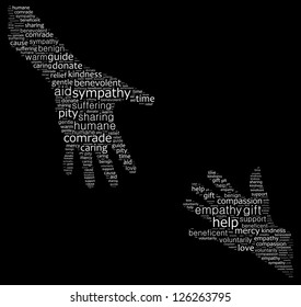 Giving help: text cloud - Powered by Shutterstock - Get 15% off with code: PIKWIZARD15