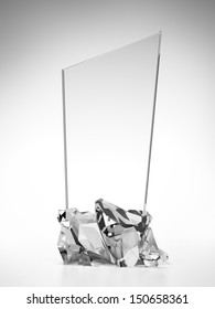 Glass Award Plate