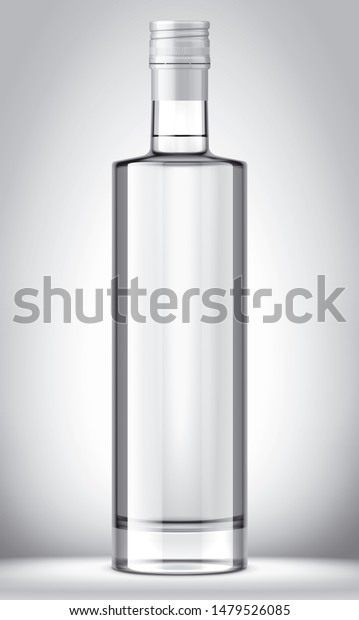 Download Glass Bottle Mockup 3d Rendering Stock Illustration 1479526085