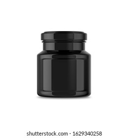 Glass Chocolate Spread Jar Mockup 3d Stock Illustration 1629340258