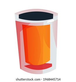 Glass Of Orange Juice Clipart