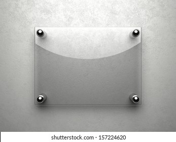 Glass Plate Mockup