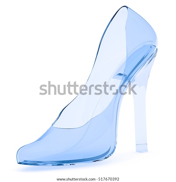 women's glass slipper heels