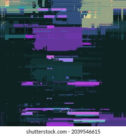 Glitch Background Abstract Minimalistic Dark Error Vaporwave Cyber Security Night City	