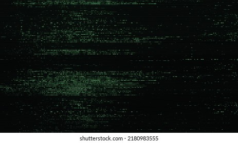 Glitch Noise Static Television VFX. Visual Video Effects Stripes Background, CRT Tv Screen No Signal Glitch Effect