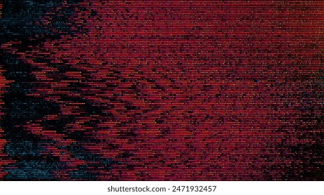 Glitch noise static television VFX. Visual video effects stripes background, CRT tv screen no signal glitch effect - Powered by Shutterstock