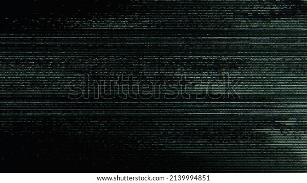 Glitch\
noise static television VFX pack. Visual video effects stripes\
background, CRT tv screen no signal glitch\
effect