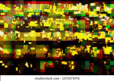 Glitch Pixel Data Moshing Digital Noise Screen Background,  Design.