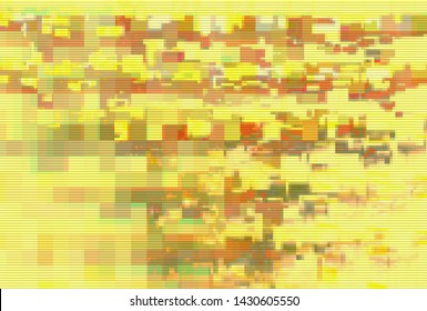 Glitch Pixel Data Moshing Digital Noise Screen Background,  Abstract.