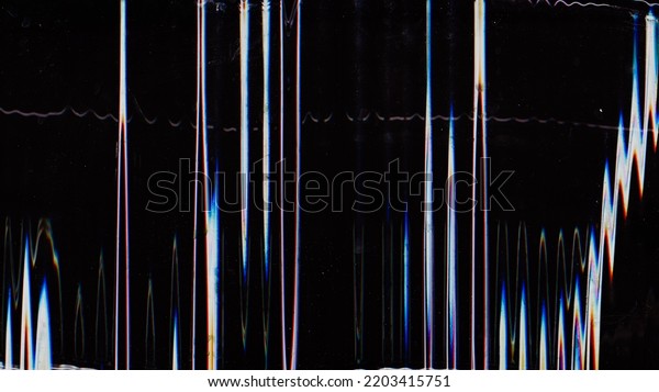 Glitch Texture Screen Distortion Old Film Stock Illustration 2203415751 ...