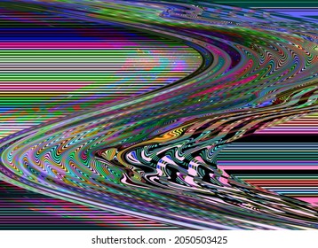 Glitch TV Error Background Computer Screen And Digital Pixel Noise Abstract Design Photo Glitch Television Signal Fail Data Decay Colorful Noise