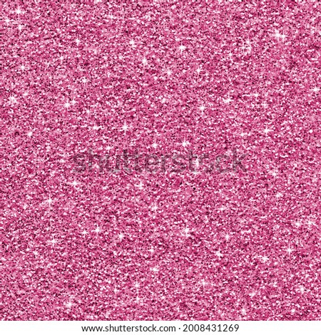 Glitter background. Sparkling realistic texture of high quality. Pink background for gift paper, greeting, invitation, New Year Card, bacherolette party
