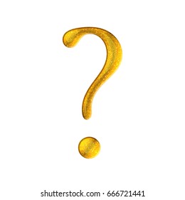 Question Mark Made Sauce Stock Photo (Edit Now) 1145254367