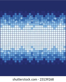 Glittering blue background