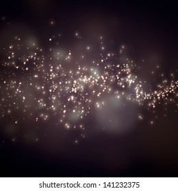  Glittering Stars On Bokeh  Background