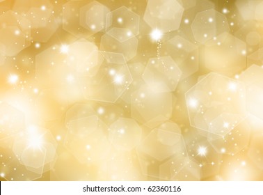 Glittery Gold Christmas Background