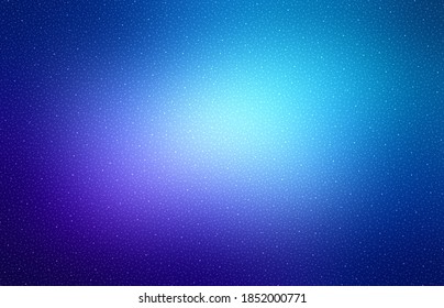 Glitz Dust On Deep Blue Vignette Background.