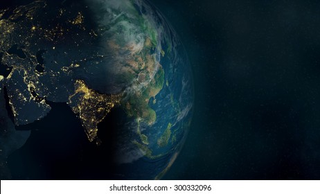 Global Background (Elements of this image furnished by NASA)