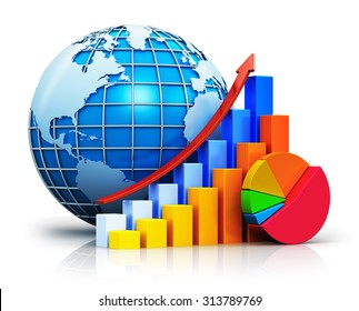 118,465 Globe and chart Images, Stock Photos & Vectors | Shutterstock