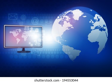Global Communication concept 