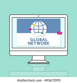 Global Communication Connection Networking Graphic Concept