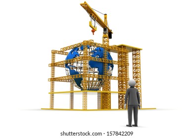 Global Construction Stock Illustration 157842209 | Shutterstock