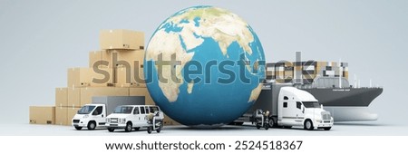 Similar – Image, Stock Photo Transport & Logistics