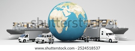 Similar – Image, Stock Photo Transport & Logistics