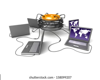 Global network the Internet 