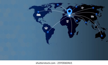 The global shipping system is a complex network that facilitates the movement of goods across international borders.