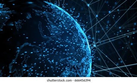global technology concept,abstract background