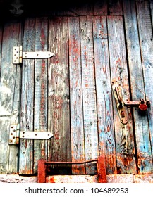 Gloomy Old Attic Door