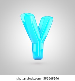 Light Blue Balloon Letter Y 3d Stock Illustration 1468250177 | Shutterstock