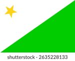 Glossy glass flag of Bhutan People