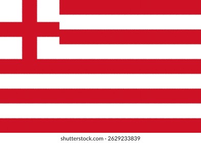 Glossy glass flag of the British East India Company, 1600-1858. was fiercely competitive with the Dutch and French throughout the 17th and 18th centuries over spices from the Spice Islands