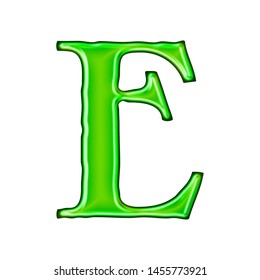 372 Bright green glowing letter e Images, Stock Photos & Vectors ...