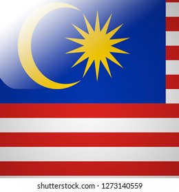 Lukisan bendera malaysia yang kreatif