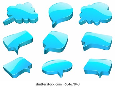 Glossy Message Bubbles