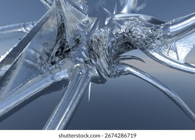 Glossy object with 3D rendering