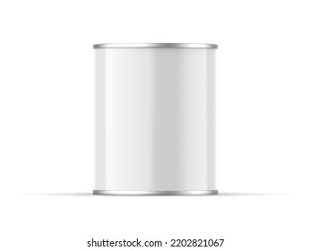 Glossy paint can mockup template for branding and mock up, 3d render illustration