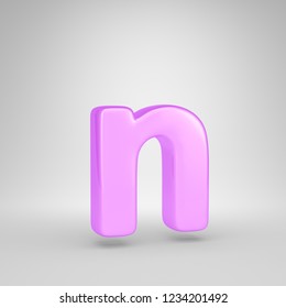 Pink Color Alphabet Letters N Stock Vector (Royalty Free) 352246598 ...