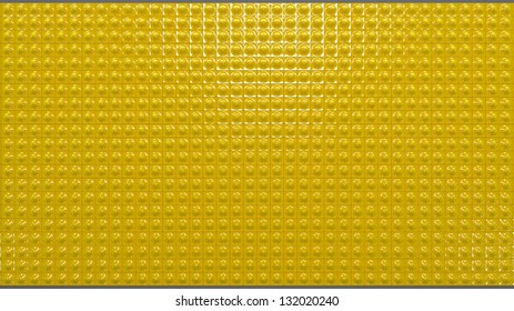 Glossy Yellow Plastic Texture