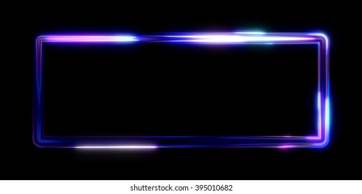 Glow Frame Background Stock Illustration 395010682 | Shutterstock