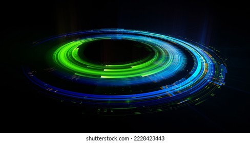 Glow swirl light effect. Circular lens flare. Abstract  lines. 
Power energy element. Luminous sci-fi. Shining neon lights. Magic arena. 
Swirl trail effect. Glint scene. Dynamic ellipse. Spin