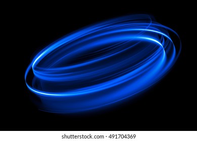 Glow Swirl Light Effect Circular Lens Stock Illustration 740419156