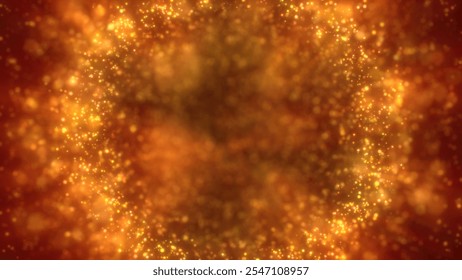 A glowing background of orange lights and sparkles, adding warmth and vibrance to digital compositions. Suitable for autumn or energetic themes. - Powered by Shutterstock